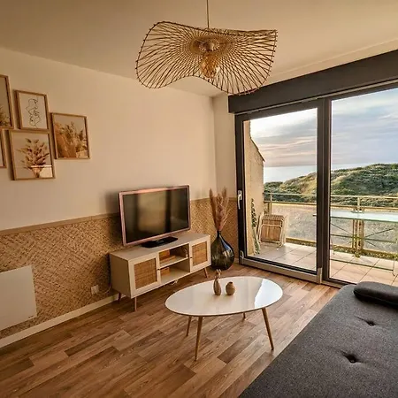 Duplex Au Calme Avec Vue Sur Les Dunes Et La * Ambleteuse