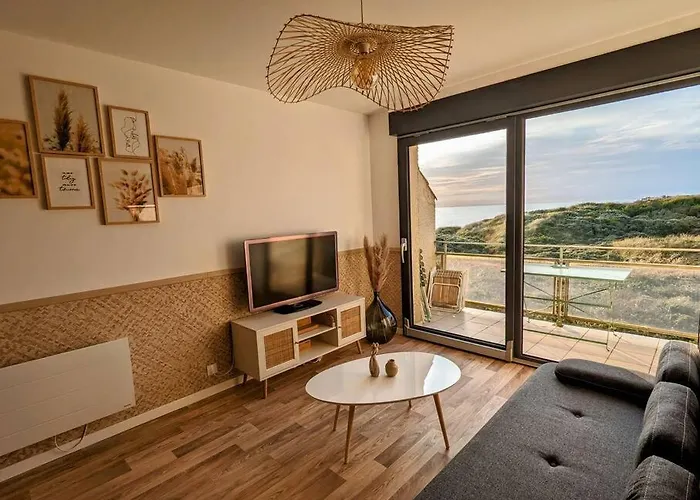 Duplex Au Calme Avec Vue Sur Les Dunes Et La * Ambleteuse